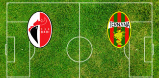Formazioni Bari-Ternana