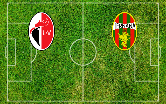 Formazioni Bari-Ternana