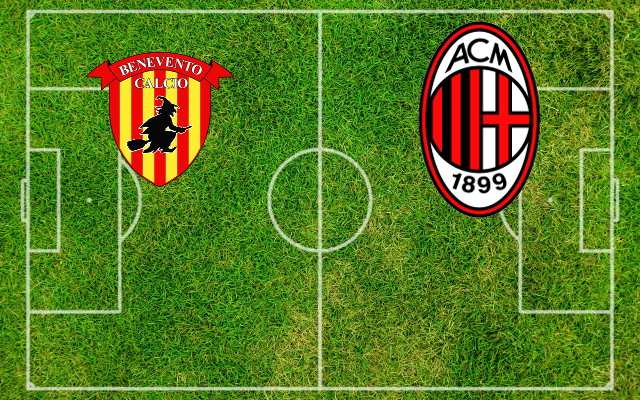 Benevento-Milan Formazioni Benevento-Milan