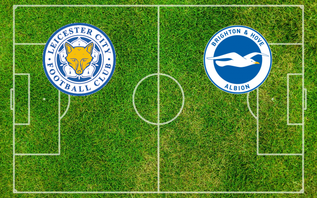 Leicester-Brighton Formazioni Leicester-Brighton