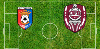 Formazioni Chindia Targoviste-CFR Cluj