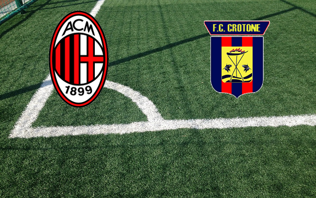 Milan-Crotone Formazioni Milan-Crotone