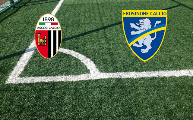 Ascoli-Frosinone Formazioni Ascoli-Frosinone