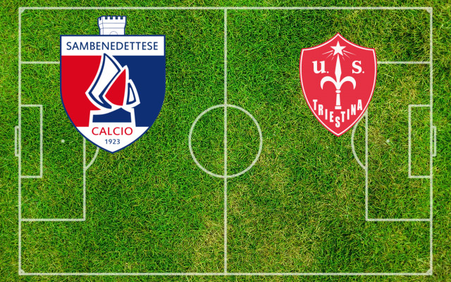 Sambenedettese-Triestina Formazioni Sambenedettese-Triestina