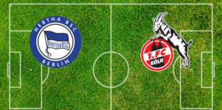 Formazioni Hertha BSC-Colonia