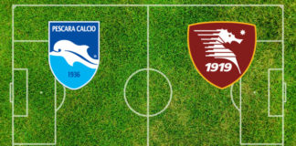 Formazioni Pescara-Salernitana