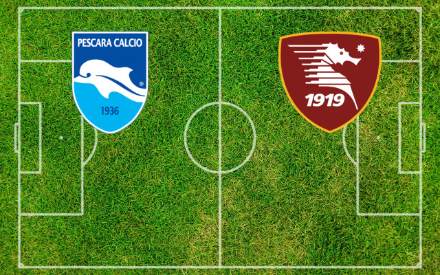 Formazioni Pescara-Salernitana