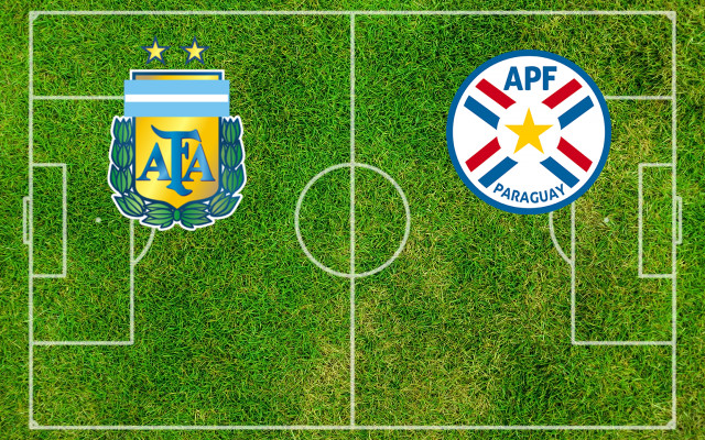 Formazioni Argentina-Paraguay