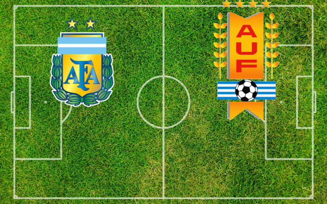 Formazioni Argentina-Uruguay