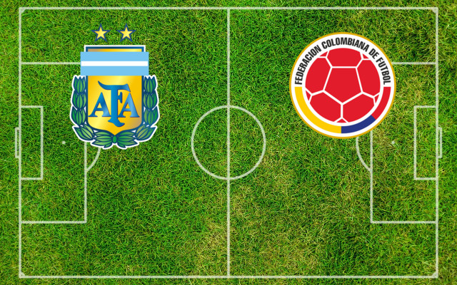 Formazioni Argentina-Colombia