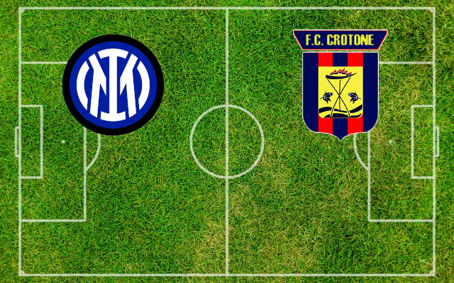 Formazioni Inter-Crotone