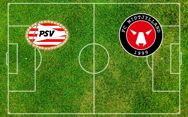 Formazioni PSV-Midtjylland