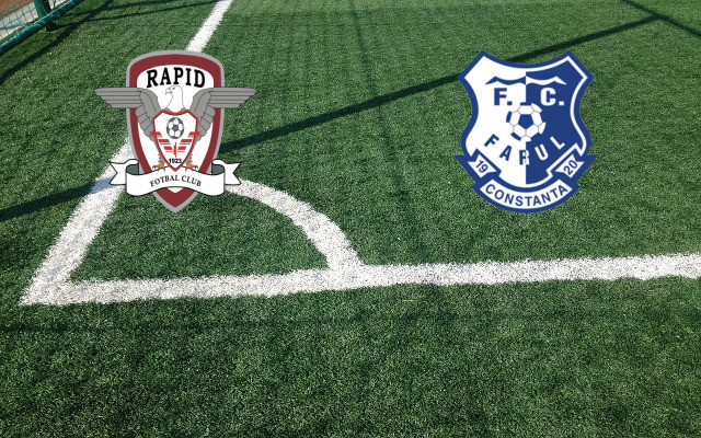 Formazioni Rapid Bucarest-FCV Farul Constanta