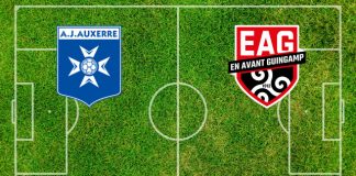 Formazioni Auxerre-Guingamp