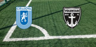 Formazioni Universitatea Craiova-FC Voluntari
