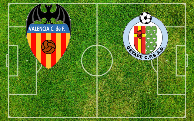 Formazioni Valencia-Getafe