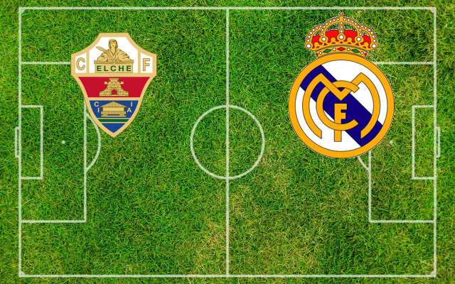 Formazioni Elche-Real Madrid
