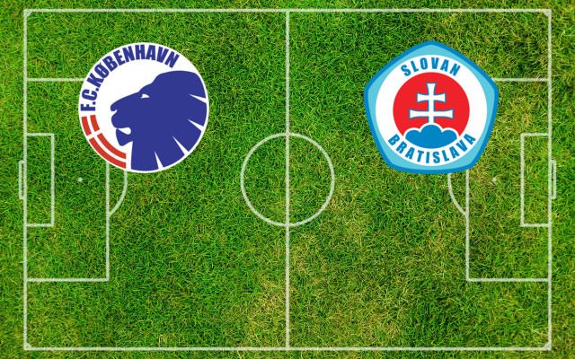 Formazioni FC Copenaghen-Slovan Bratislava