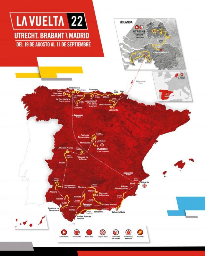 Vuelta percorso Vuelta 2022