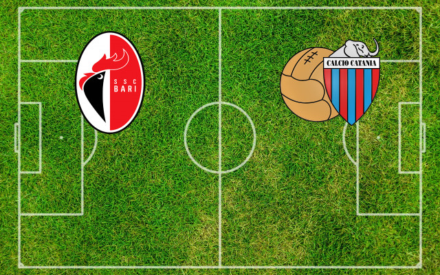 Formazioni Bari-Catania