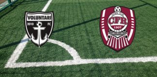 Formazioni FC Voluntari-CFR Cluj