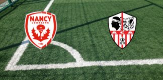Formazioni Nancy-AC Ajaccio