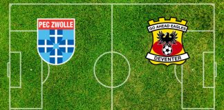 Formazioni Zwolle-Go Ahead Eagles