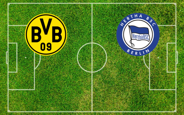 Formazioni Borussia Dortmund-Hertha BSC