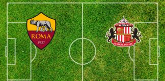 Formazioni Roma-Sunderland