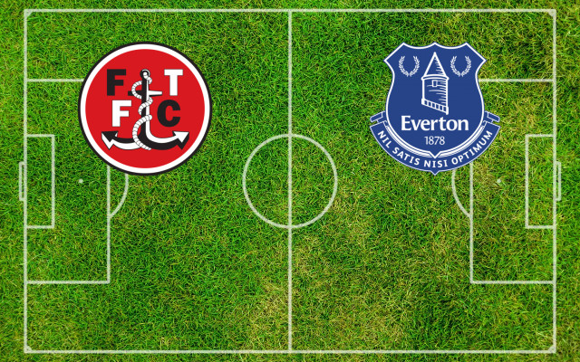 Everton FC - Confezione Ufficiale 2 Bandiere Per Auto