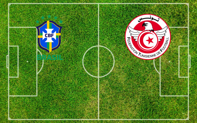 Formazioni Brasile-Tunisia