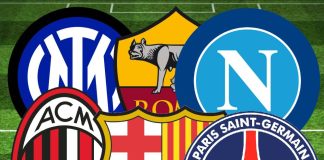 Pronostici di oggi 1 ottobre, Inter-Roma, Milan, Napoli, Psg, Liverpool e Barcellona Pronostici di oggi 1 ottobre
