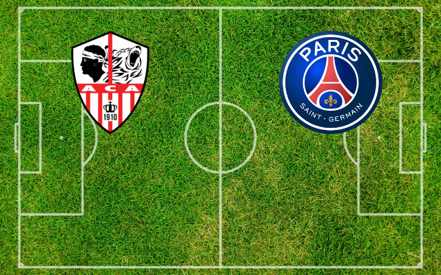 Formazioni AC Ajaccio-Paris Saint Germain