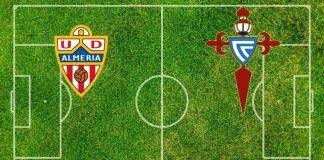 Formazioni Almeria-Celta Vigo