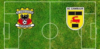 Formazioni Go Ahead Eagles-Cambuur