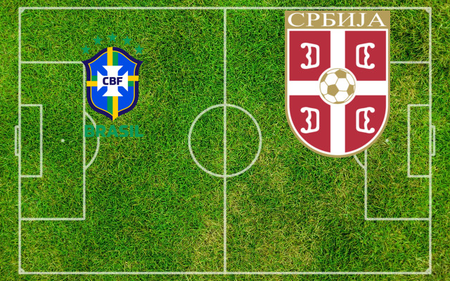 Formazioni Brasile-Serbia