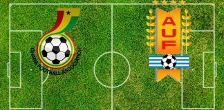 Formazioni Ghana-Uruguay