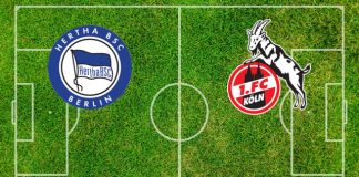 Formazioni Hertha BSC-Colonia