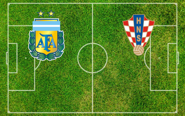 Formazioni Argentina-Croazia