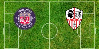 Formazioni Tolosa-AC Ajaccio