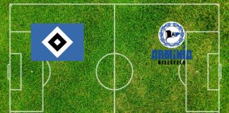 Formazioni Amburgo-Arminia Bielefeld