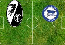 Formazioni Friburgo-Hertha BSC