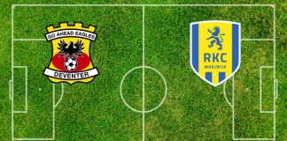 Formazioni Go Ahead Eagles-RKC Waalwijk