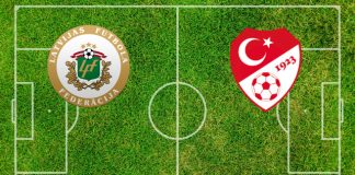 Formazioni Lettonia-Turchia
