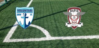 Formazioni FC Voluntari-Rapid Bucarest
