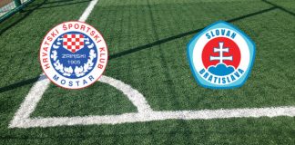 Formazioni Zrinjski Mostar-Slovan Bratislava