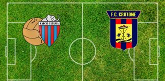 Formazioni Catania-Crotone