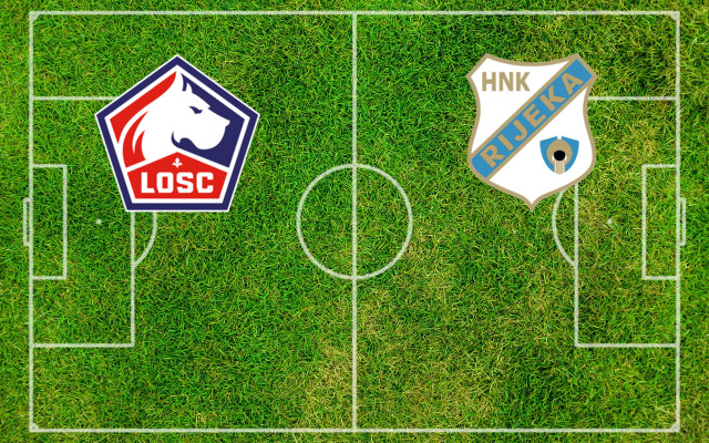 Fanion LOSC Lille Vs Rijeka - Europa Conference League 2023/2024 - Neuf