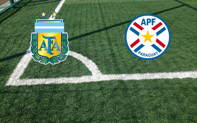 Formazioni Argentina-Paraguay