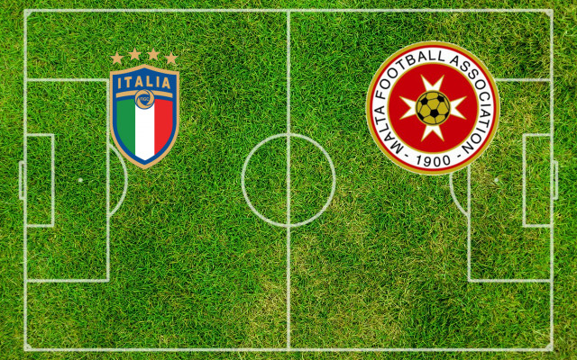 Formazioni Italia-Malta